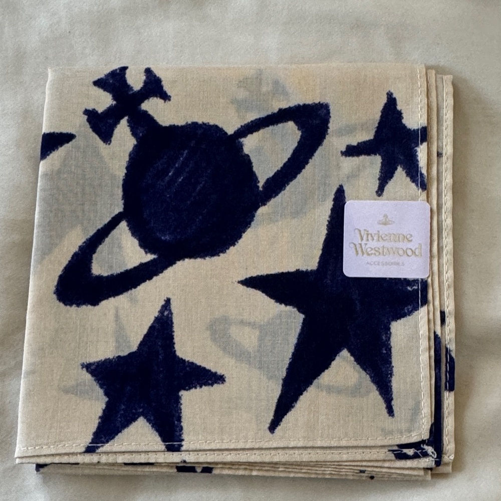 Vivienne Westwood 2025 Japan Exclusive! Star Orb  Scarf bandana handkerchief